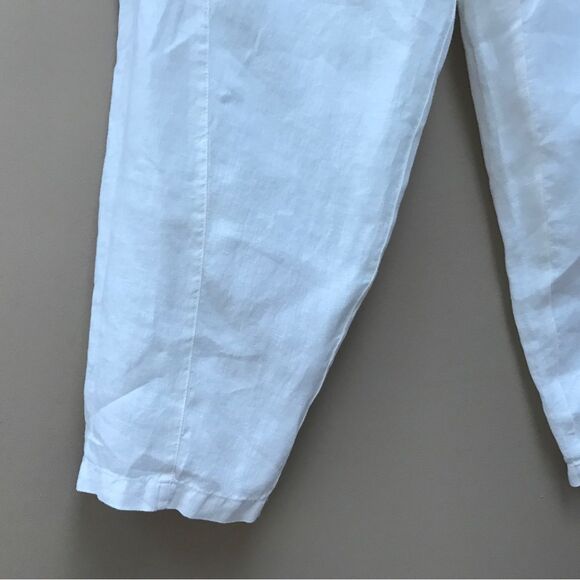 NWT Poetry Cream Linen Trouser Tapered (10) - Picture 4 of 11